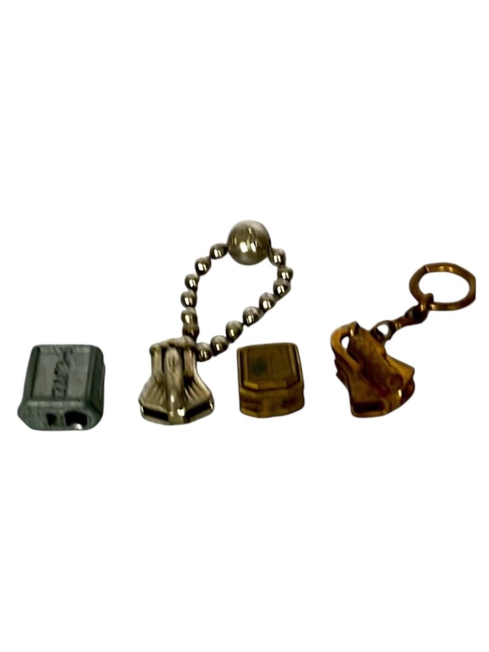4 Vintage Talon Zipper Pulls. Pre Owned